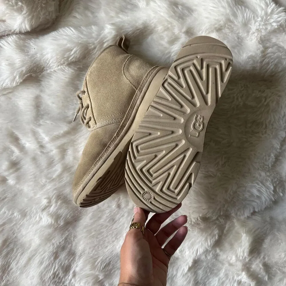 Ugg Women's Tan and Cream Booties